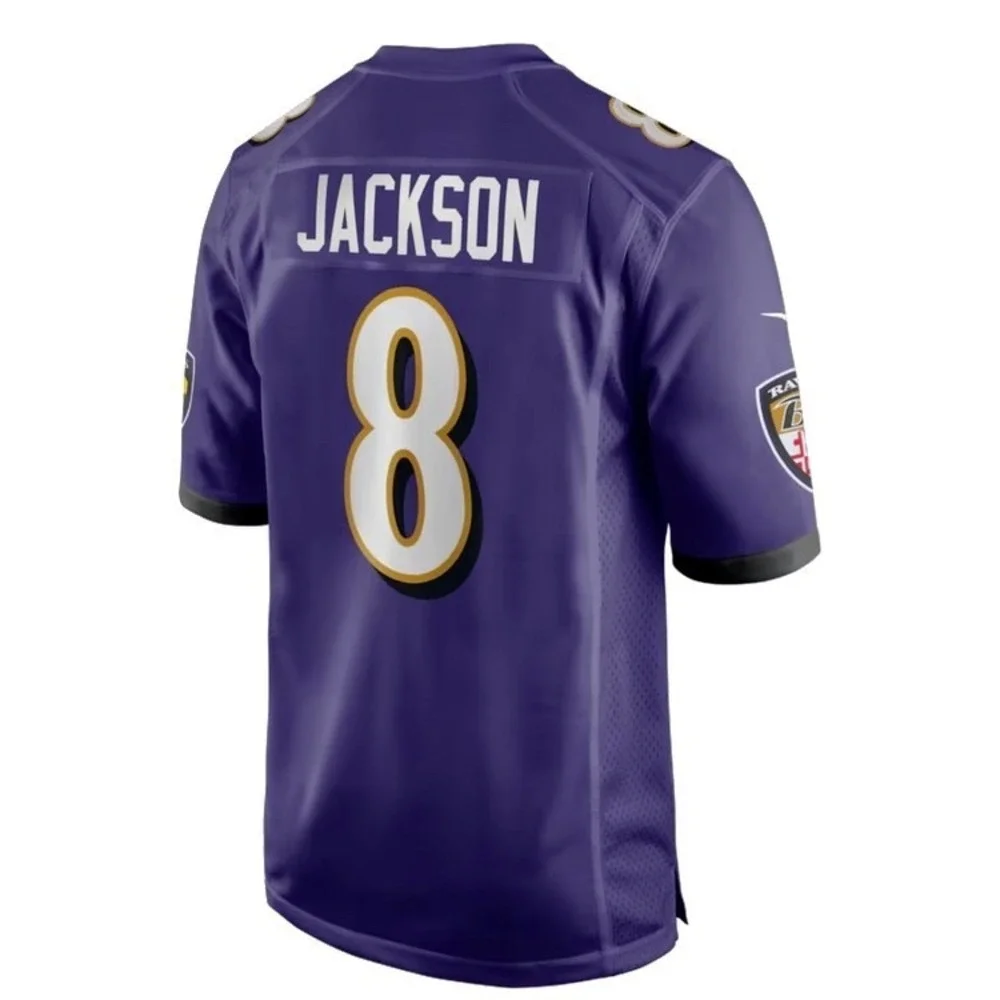 Lamar Jackson Baltimore Ravens‎ 8 NFL Jersey Men XL Purple Nike On Field Fit NWT